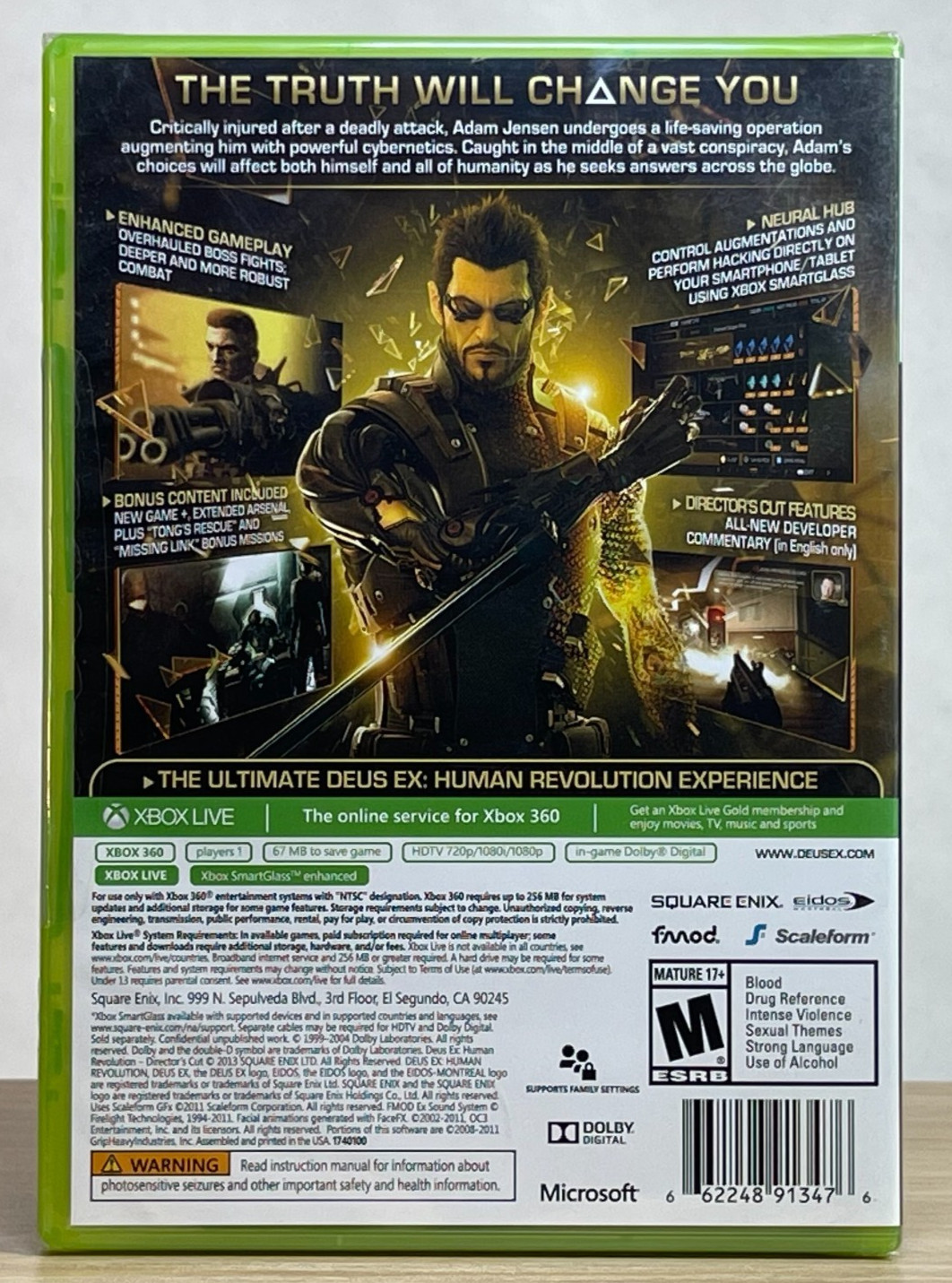 Deus Ex: Human Revolution – Director’s Cut (Microsoft Xbox 360) BRAND NEW