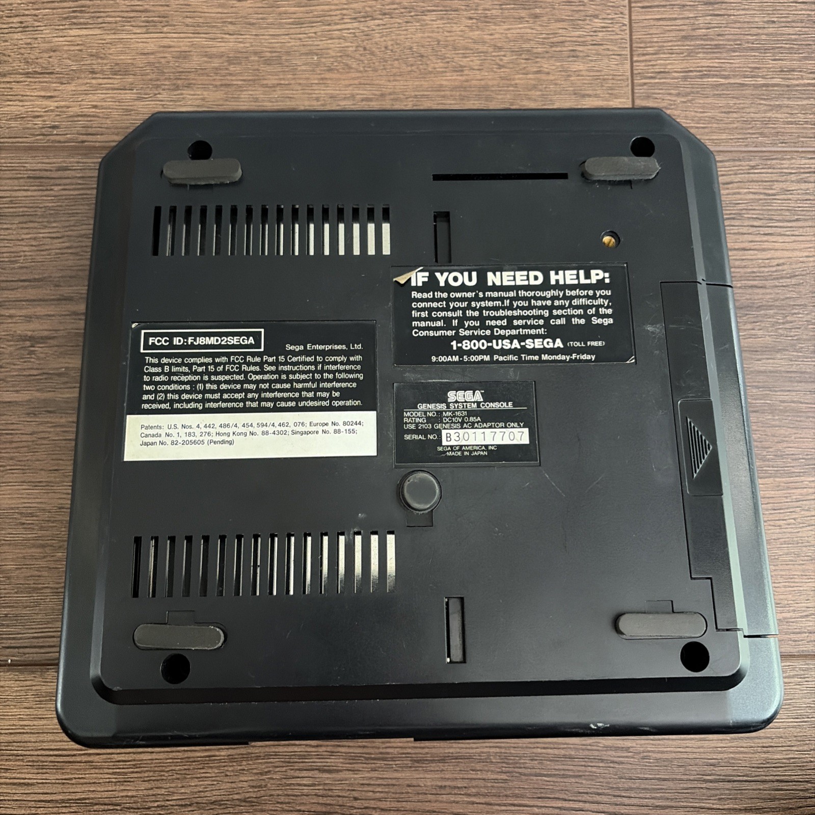Sega MK-1631 Genesis 1 Console System – For Repair