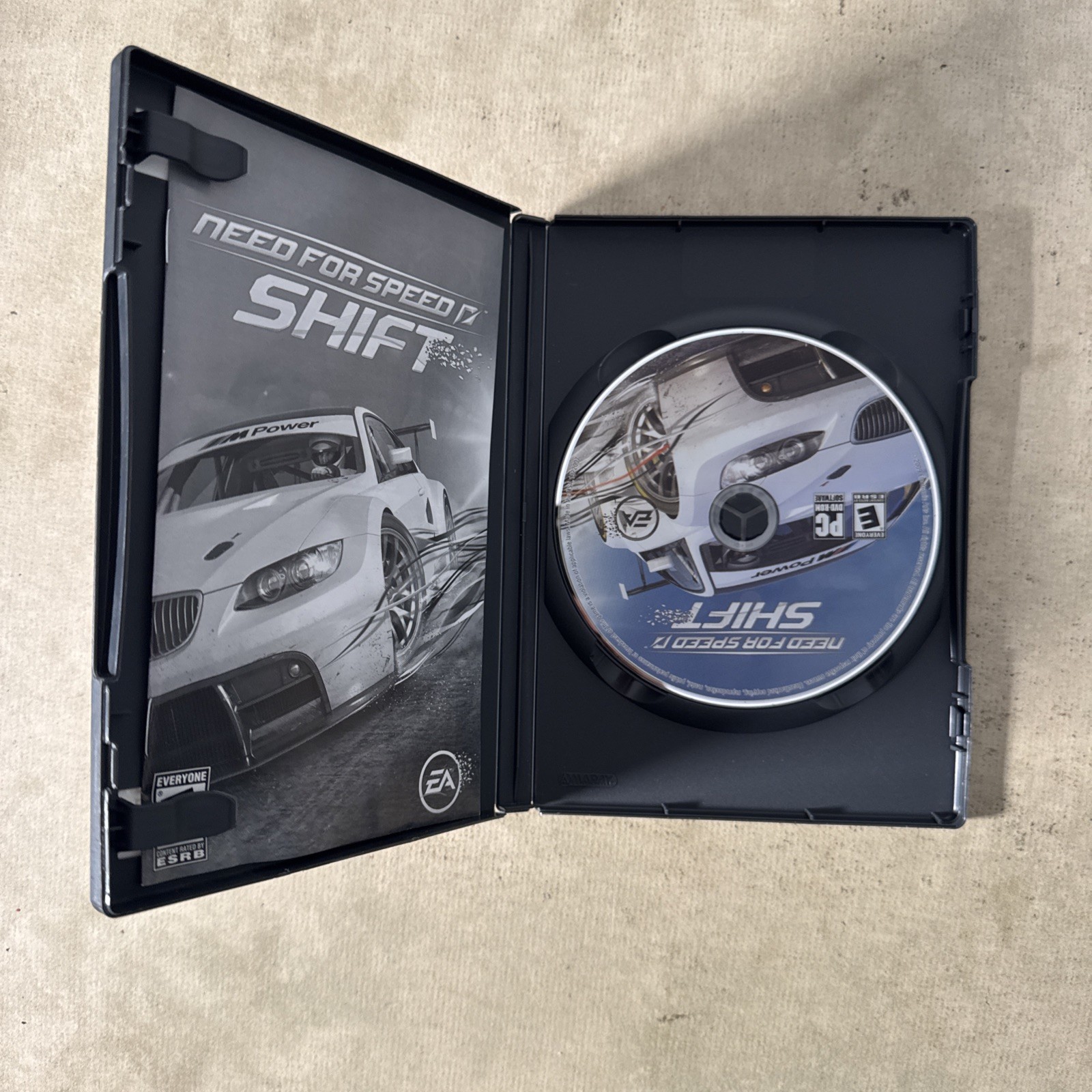 Need For Speed Shift (PC, DVD-ROM SOFTWARE 2009) EA, Rated E-Everyone, w/ Manual