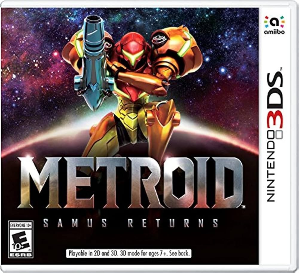 Nintendo Metroid: Samus Returns Amiibo Compatible E10+ Action Adventure 3DS