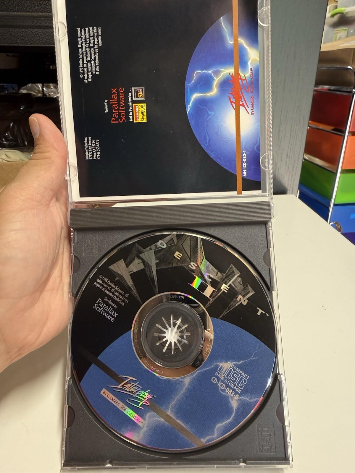 Descent 2 II for Windows PC 1996 CD ROM Interplay
