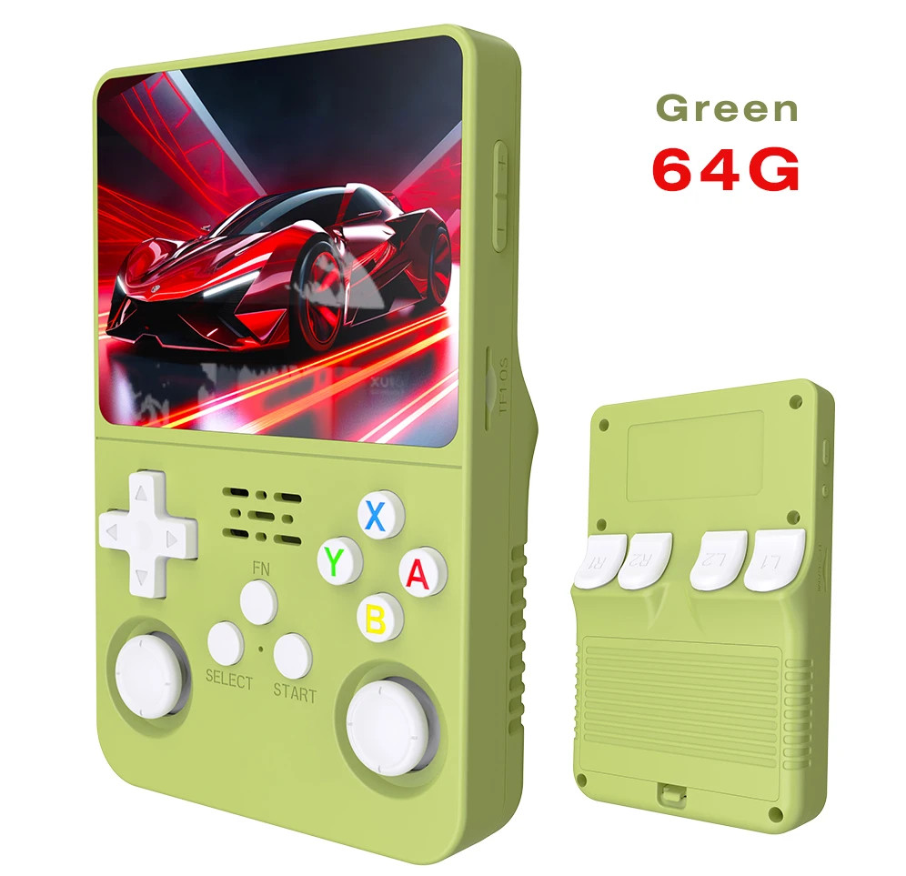 Open Source R36S Retro Handheld Video Game Console Linux 3.5″ IPS 64GB