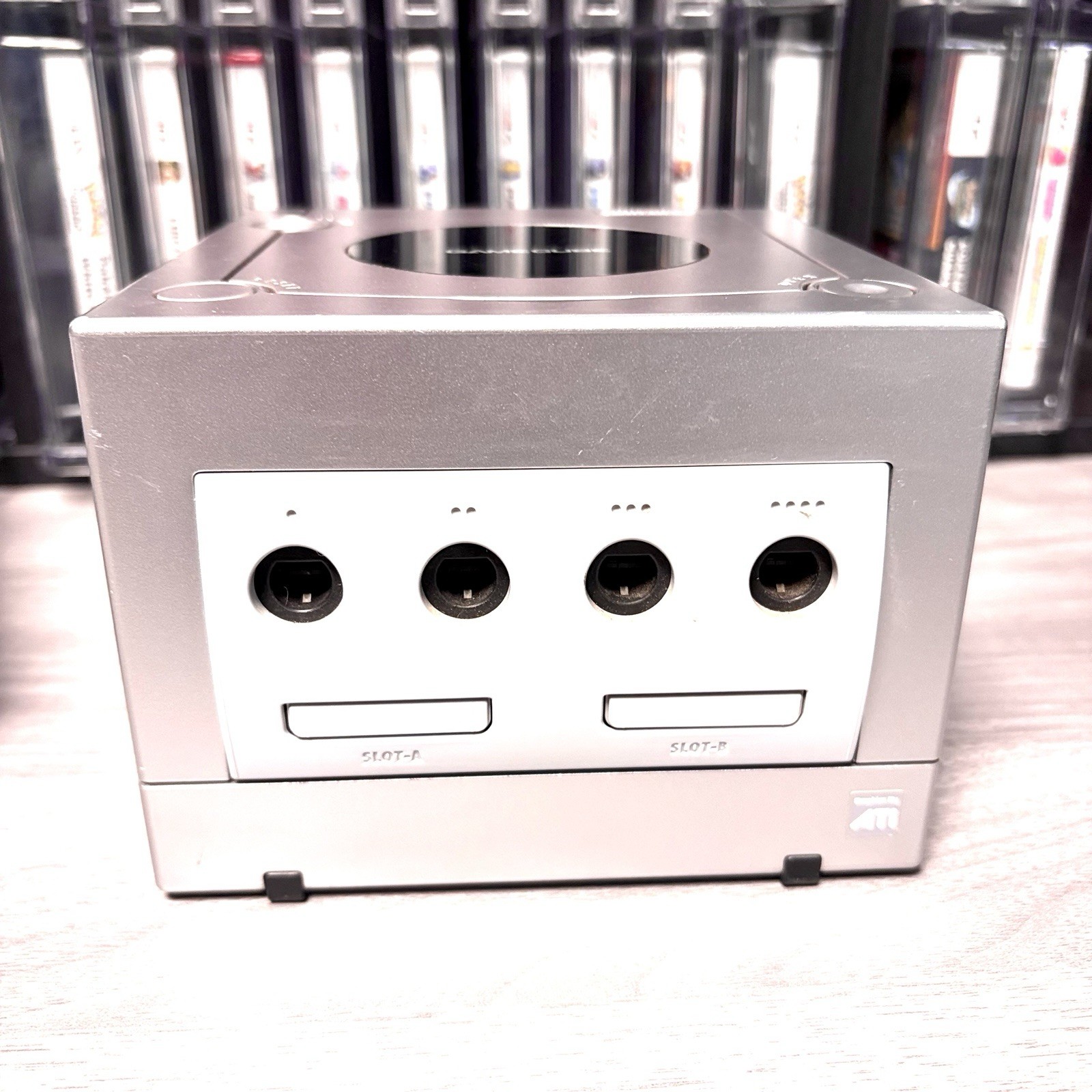Platinum Nintendo GameCube Console Bundle System w New Controller & Hookups