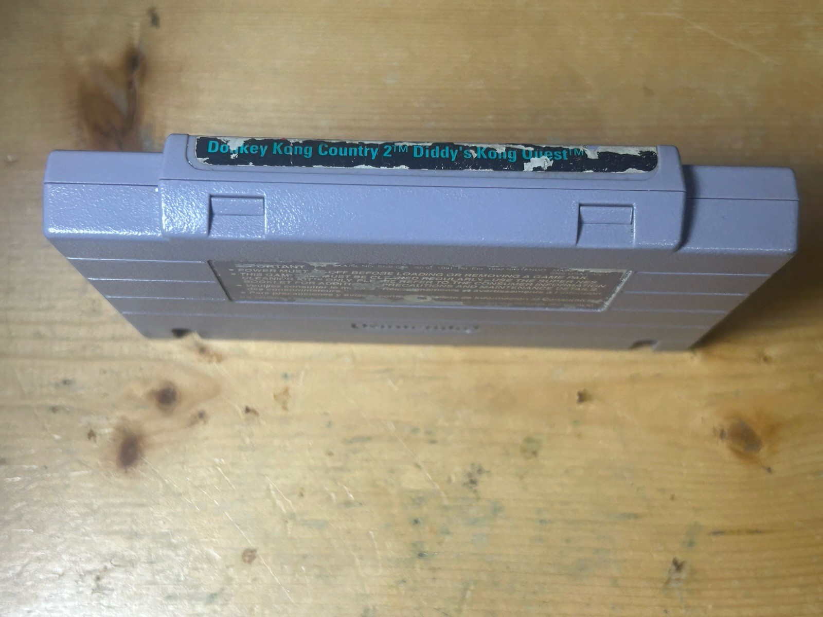 Donkey Kong Country 2 Diddy’s Kong Quest SNES Authentic Cartridge Tested S/Free