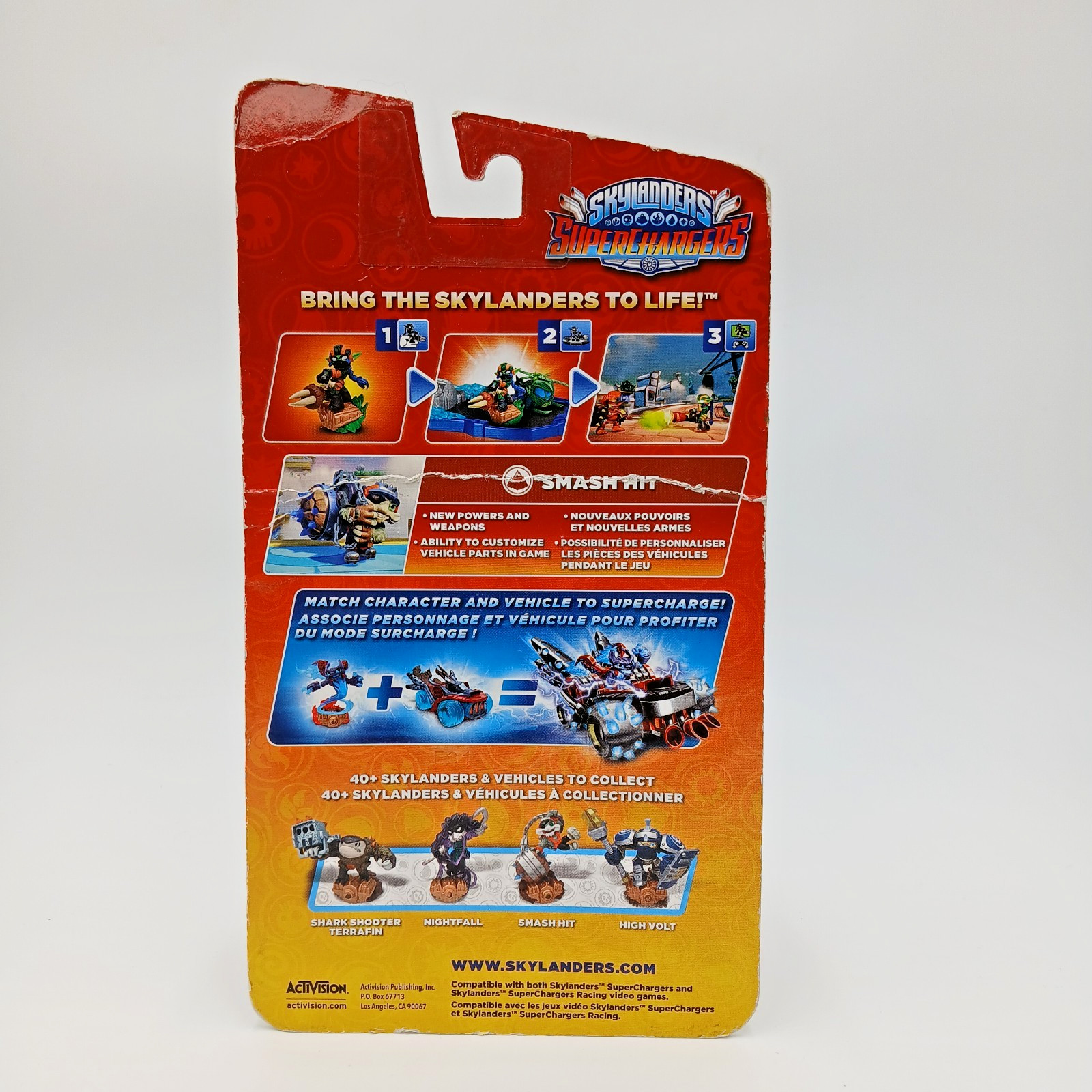 Skylanders SuperChargers Smash Hit Earth Figure Sealed NOS Heavy Shelf Damage
