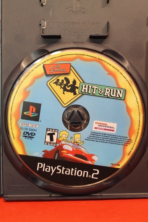 The Simpsons Hit & Run Sony PlayStation 2 PS2 Game CIB T NTSC-U/C