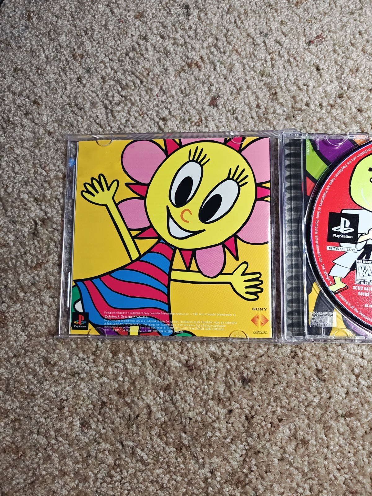 PaRappa the Rapper (Sony PlayStation 1, 1997) Complete PS1