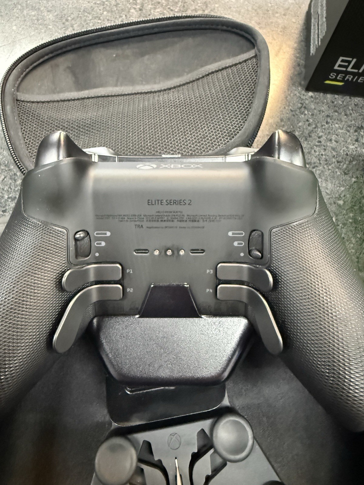 Xbox Elite Wireless Controller Series 2 Black Complete Full Kit w/ Case Paddles