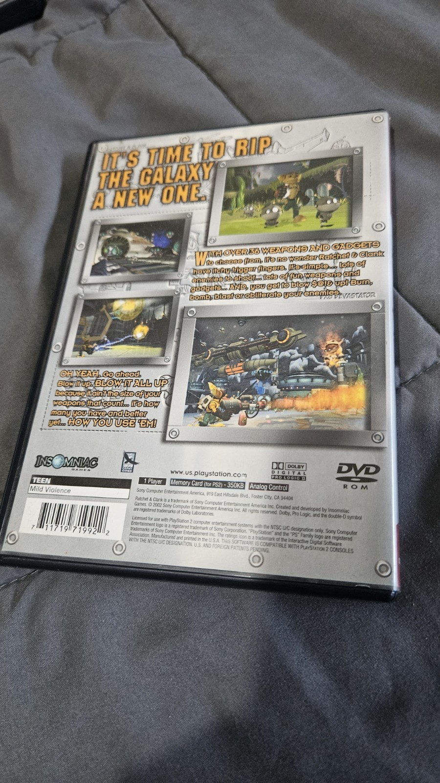 Ratchet & Clank (Greatest Hits) Sony PlayStation 2 PS2 2002