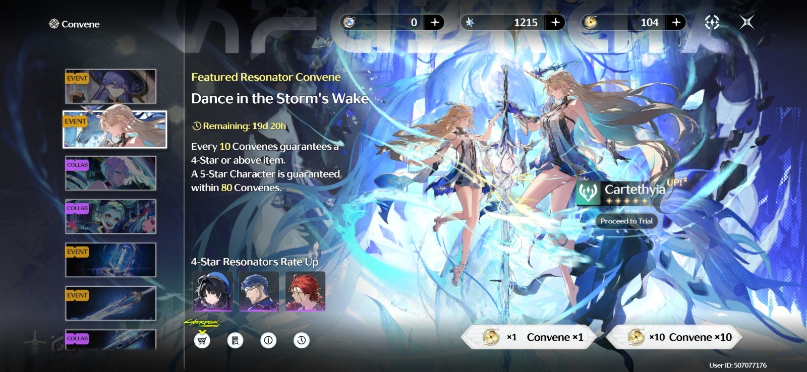 Wuthering Waves S6R1 Phrolova, 19×5, 100+ Pulls! | UL60 NA Server