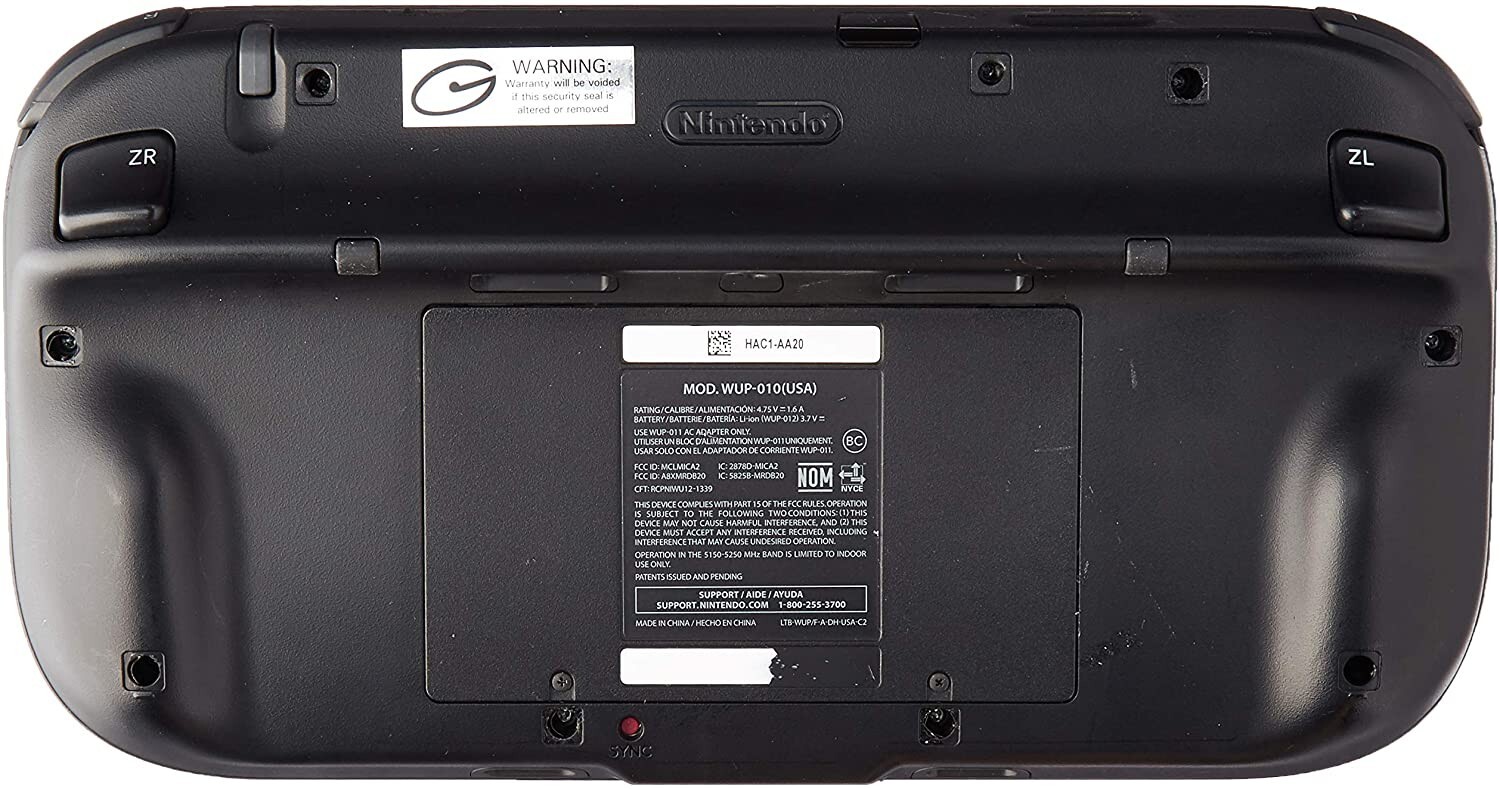 Nintendo Wii U Gamepad Controller Only WUP-010 (USA) Black – Free shipping~