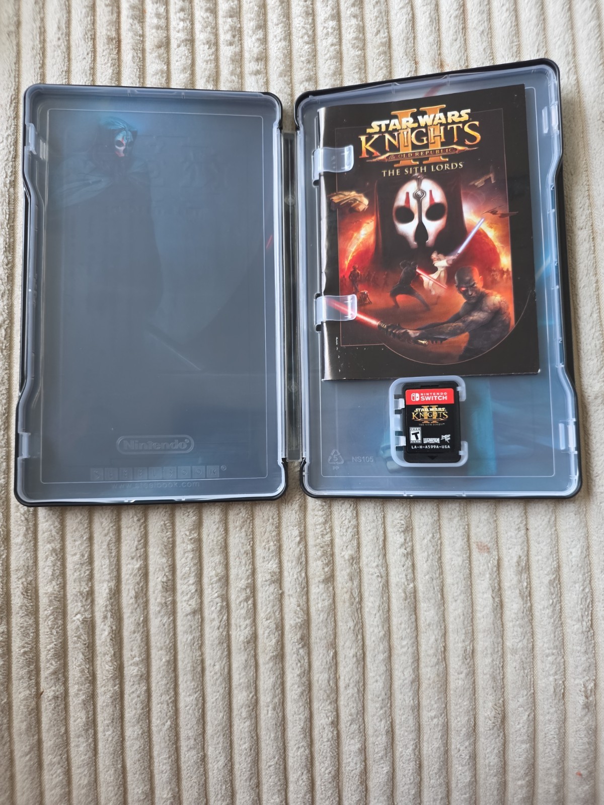 Star Wars: KOTOR 2 The Sith Lords Nintendo Switch VHS Edition LRG
