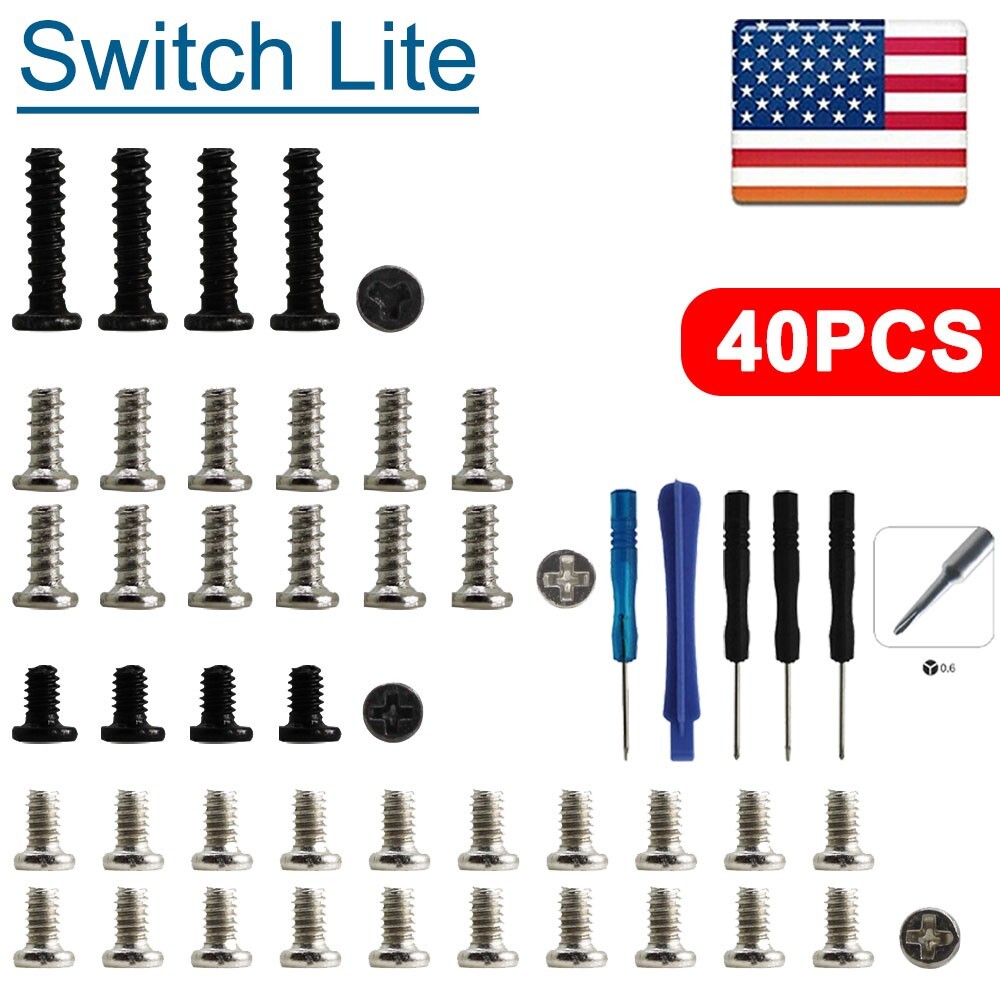 Full Housing Screws Set Screw Replacement For Nintendo Switch Lite Console