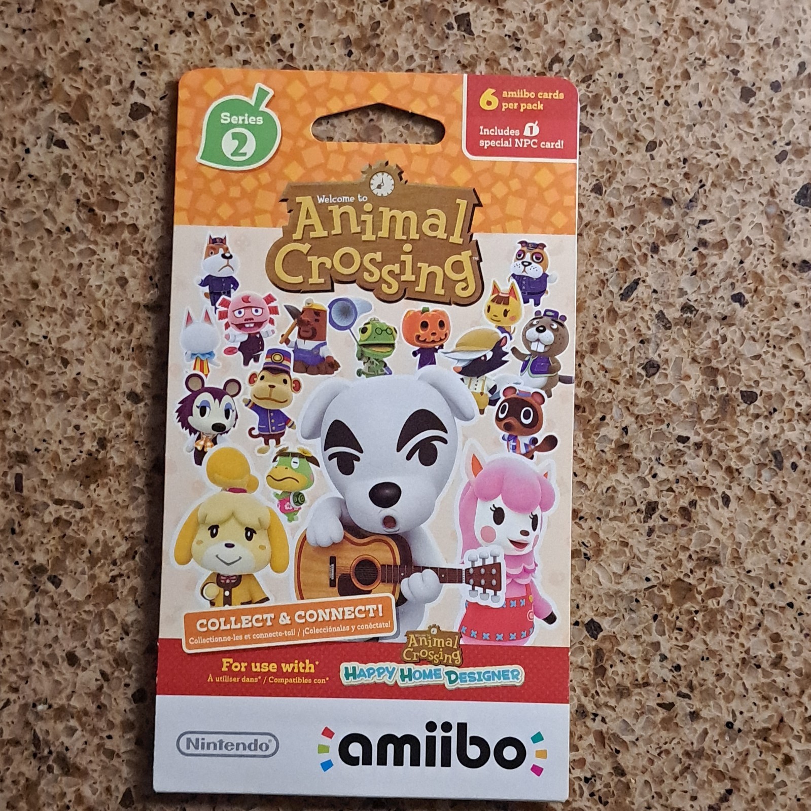 Nintendo amiibo Animal Crossing Series 2 Card Pack 6 Cards includes 1 NPC HHD