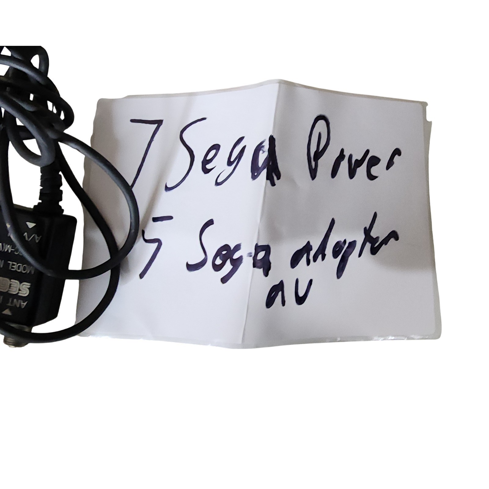 Sega Lot 7 Power Adapter and 5 RF Unit MK-1632 AV Cable Untested