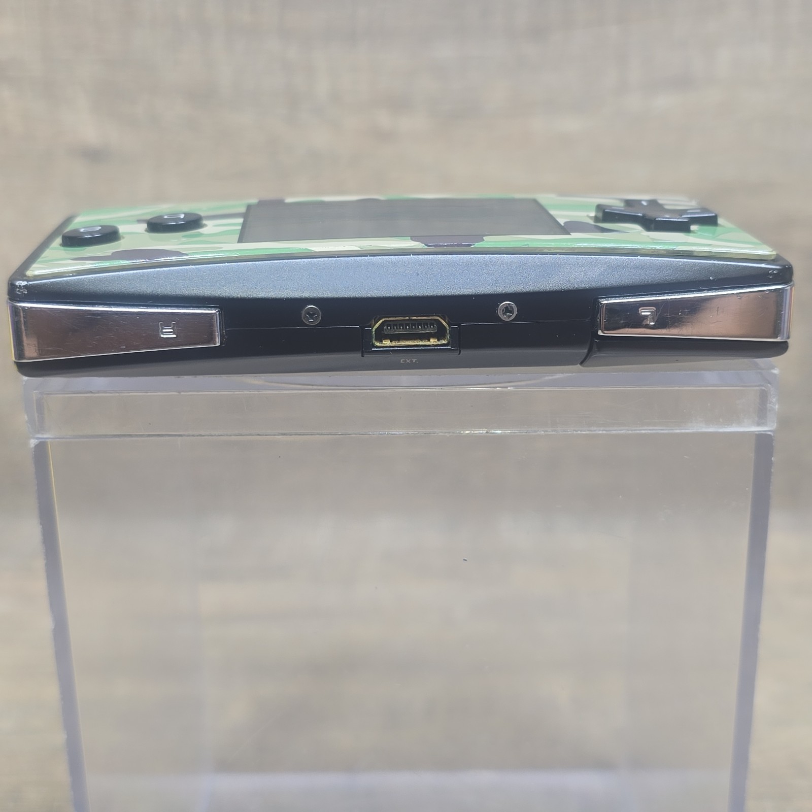 Nintendo Gameboy Micro OXY-001 Camo No Charger For Parts Or Repair Not Working