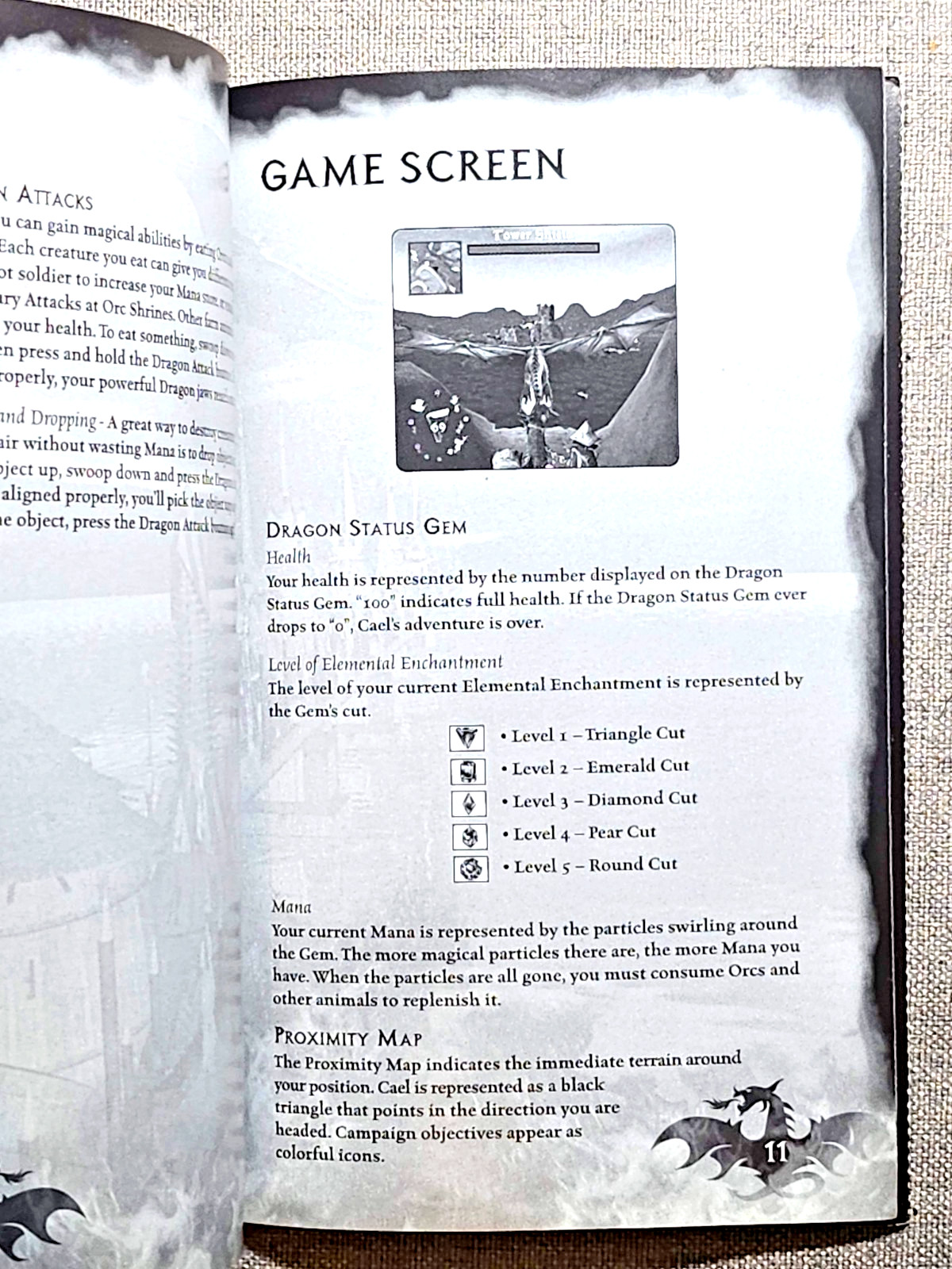 Dragon Rage Instruction Manual Only – PS2 PlayStation 2