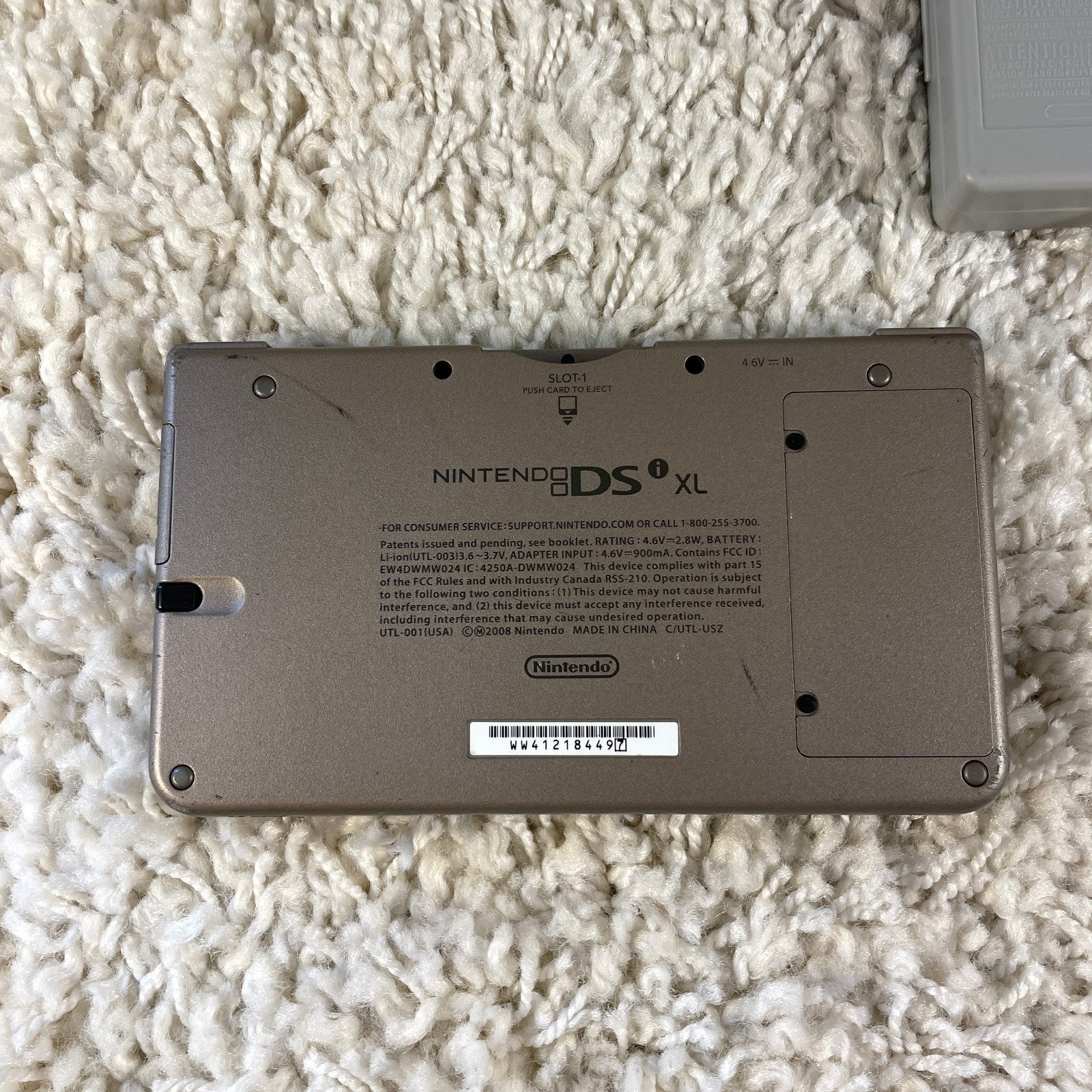 Nintendo DSi XL Bronze Handheld Console System UTL-001 Tested