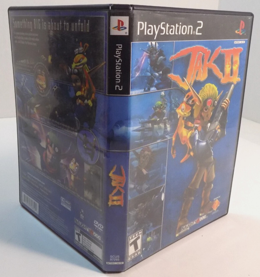Jak II (Sony PlayStation 2, PS2) Black Label with Manual