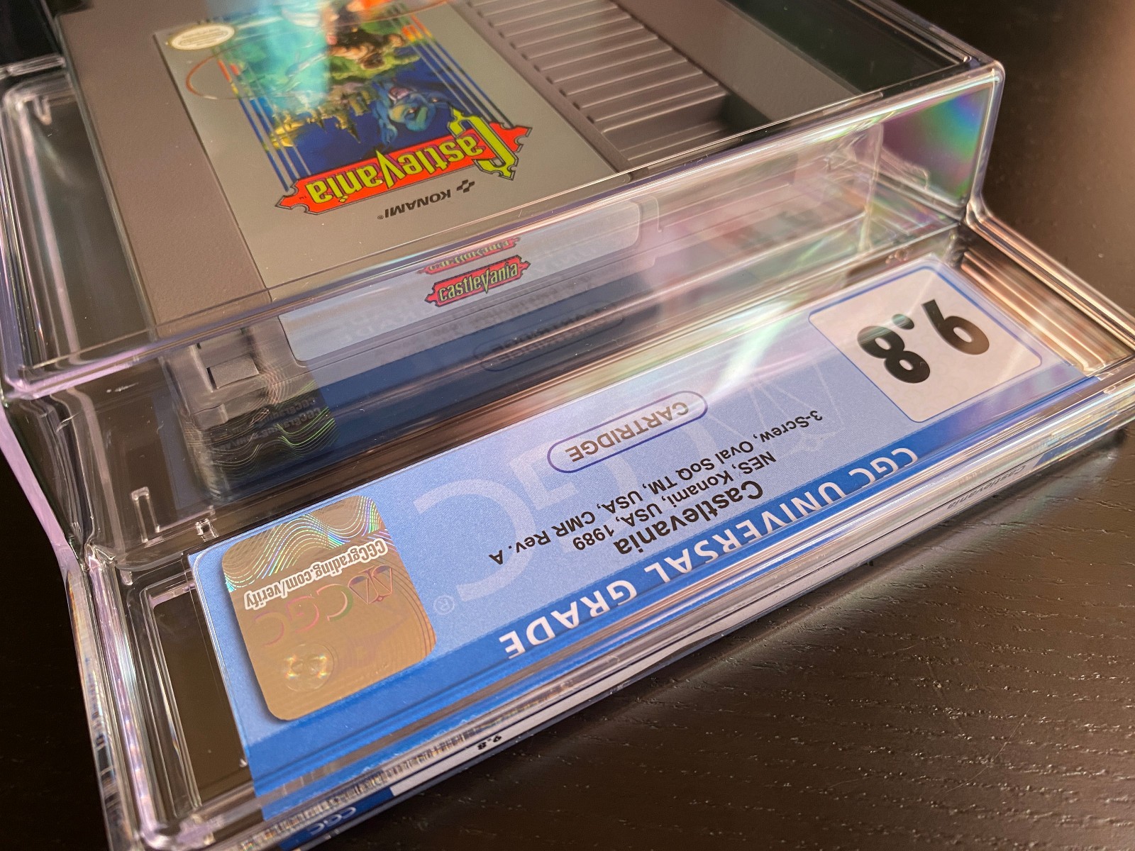CGC 9.8 oval seal Castlevania nintendo nes factory new HIGHEST GRADE GEM MINT