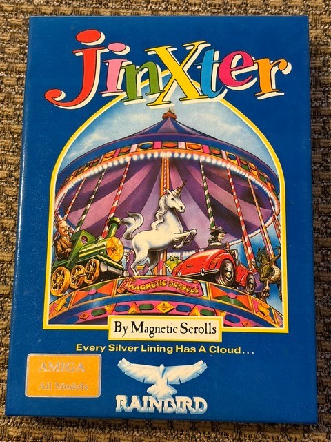 JINXTER AMIGA GAME W/ BOX + PAPERS CLASSIC COMPUTER SEE PICS
