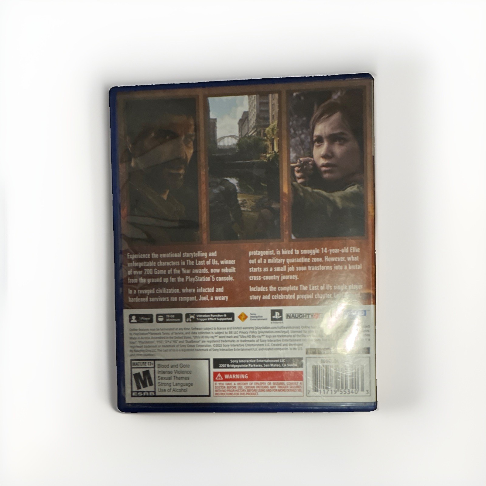 PlayStation Studios The Last of Us Part I (PS5) M Rated NTSC-U/C US/CA