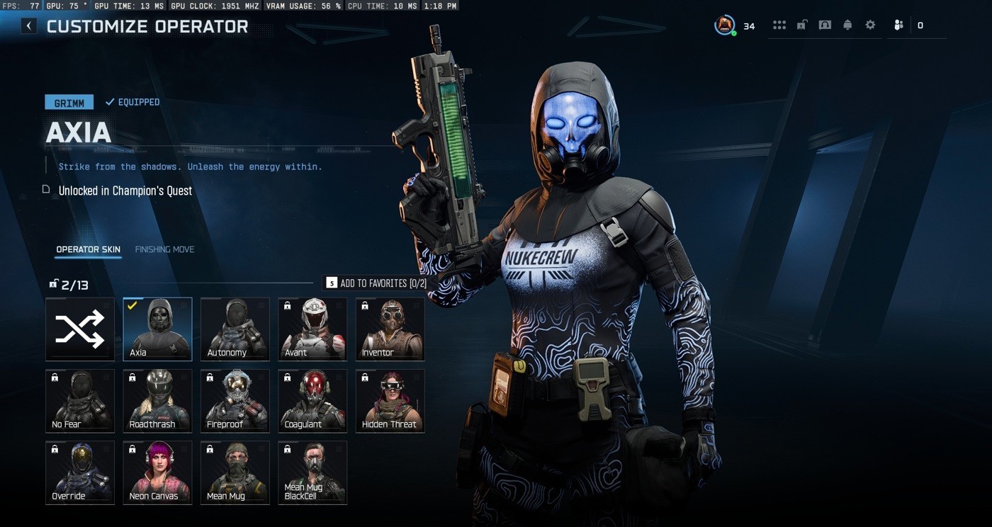 WARZONE CHAMPION’S QUEST (Nuke Operator Skin) – ALL PLATFORMS – PIOLITED