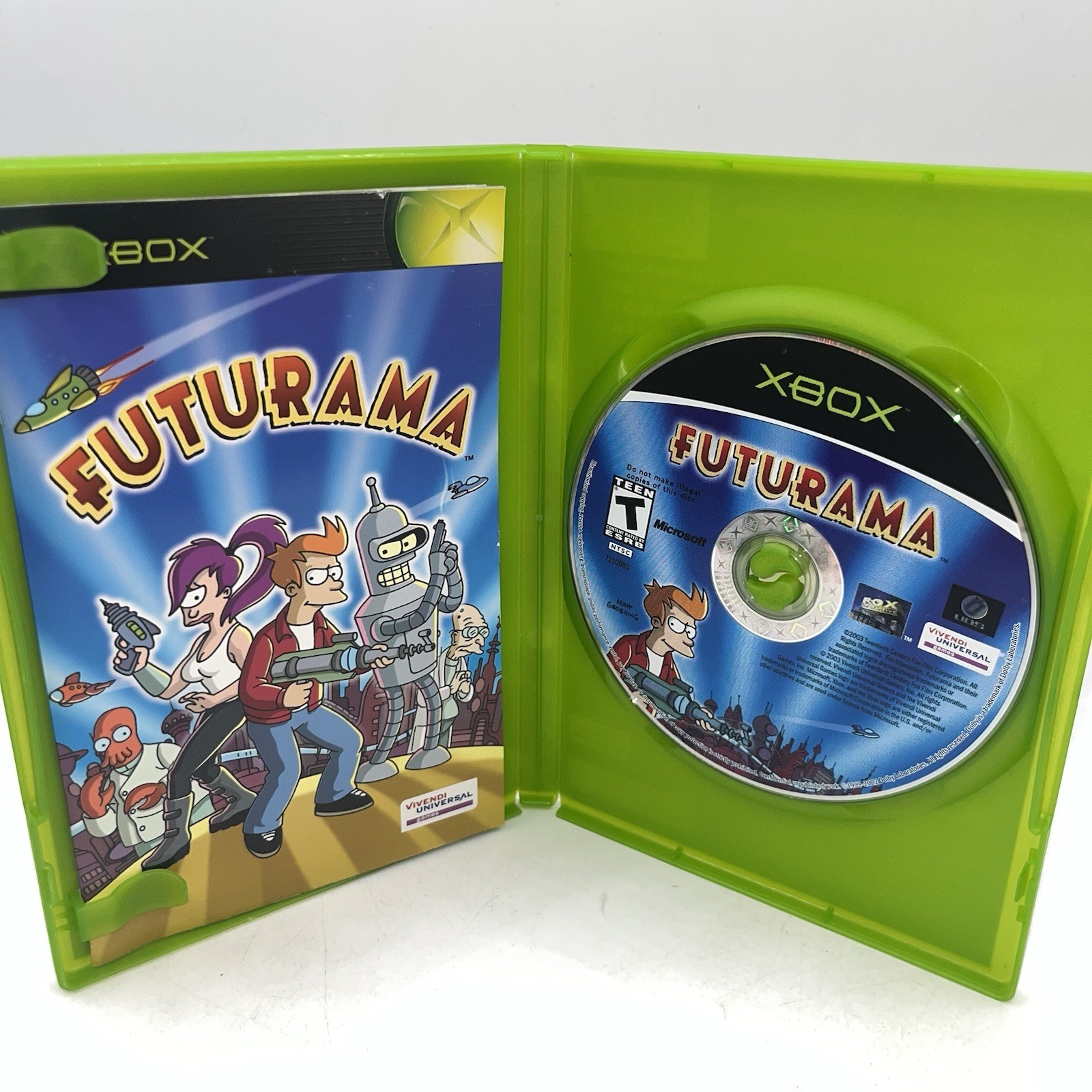 Futurama Complete In Box CIB (Microsoft Xbox, 2003)
