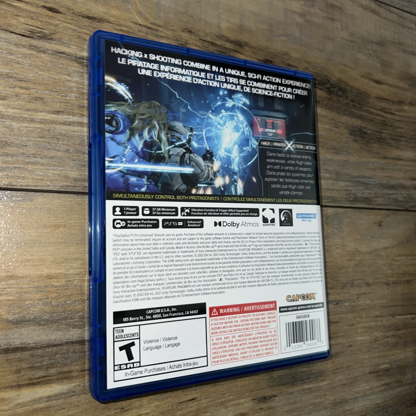 Pragmata PS5 (Sony PlayStation 5, 2026) CASE ONLY NO GAME
