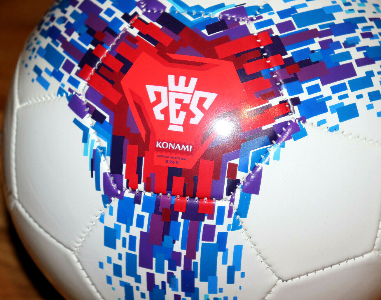 PES Pro Evolution Soccer official size 5 Match Ball Football By Konami Rare