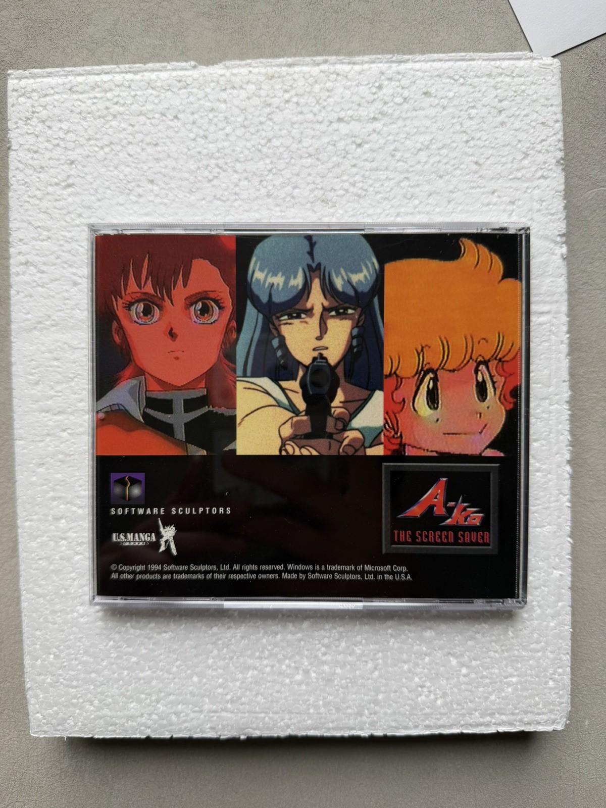 Project A-Ko PC Screen Saver – Big Box CD Anime Software – U.S. Manga – WIN/MAC