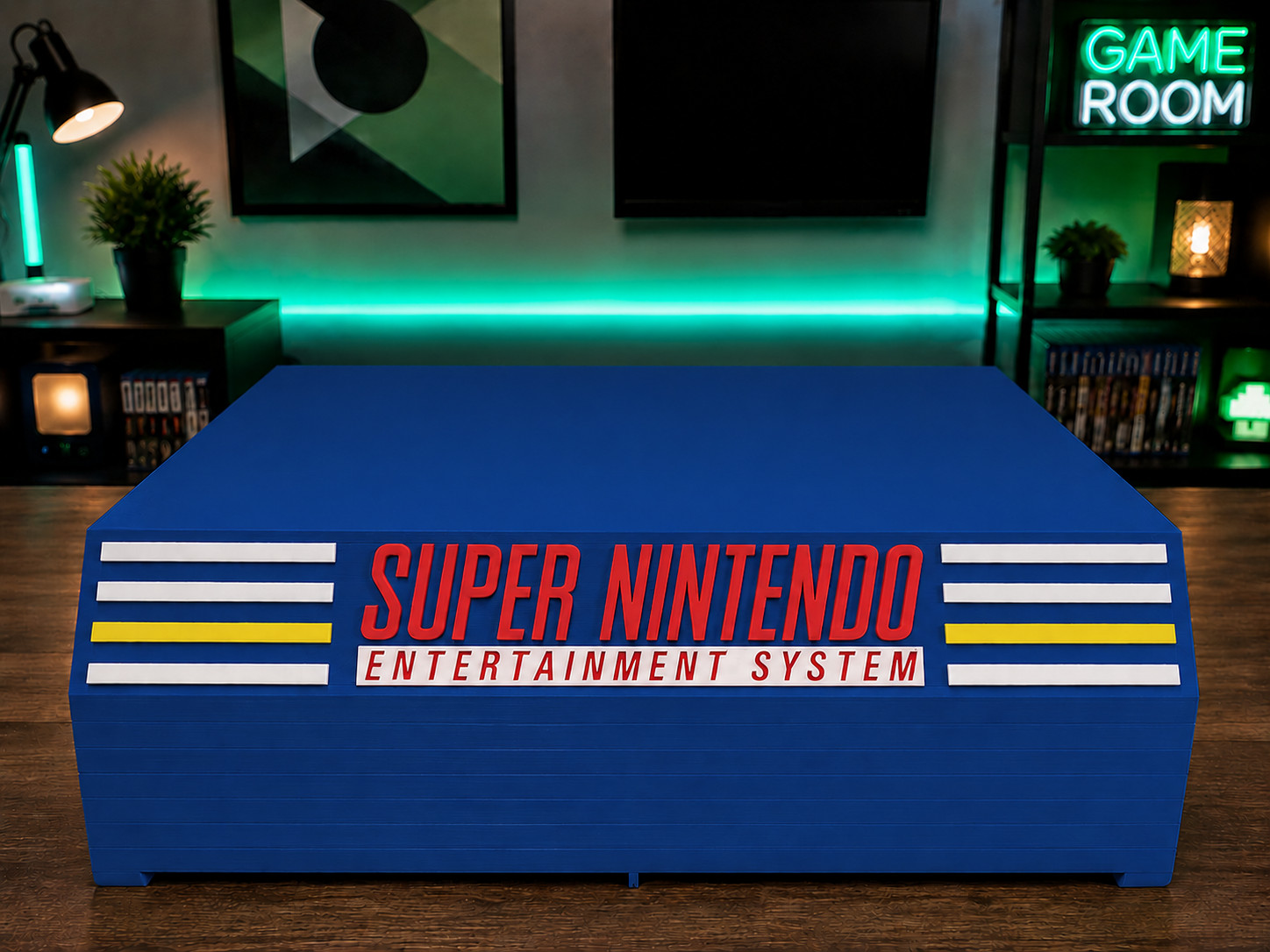 SNES Cartridge Holder for 18 Games Cartridges | Personalized Colors