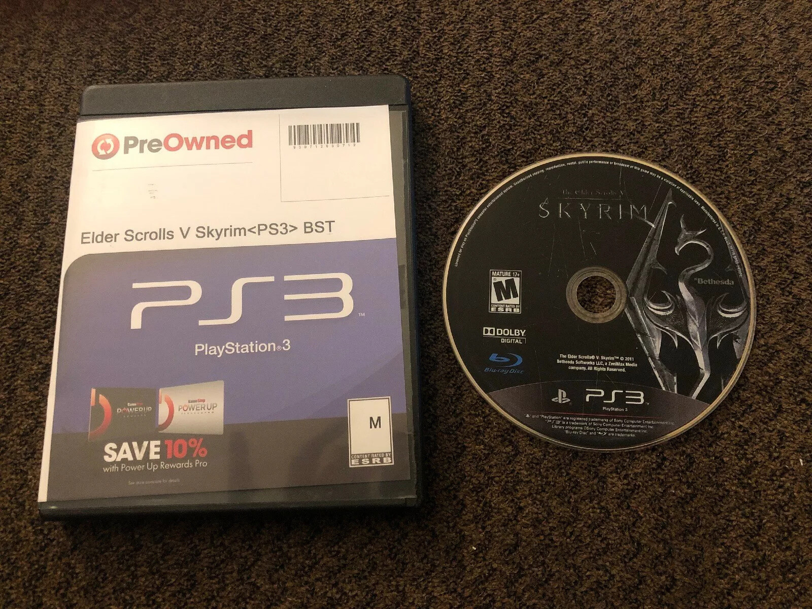 The Elder Scrolls 5 V: Skyrim PlayStation 3, 2011 Without Original Packaging PS3
