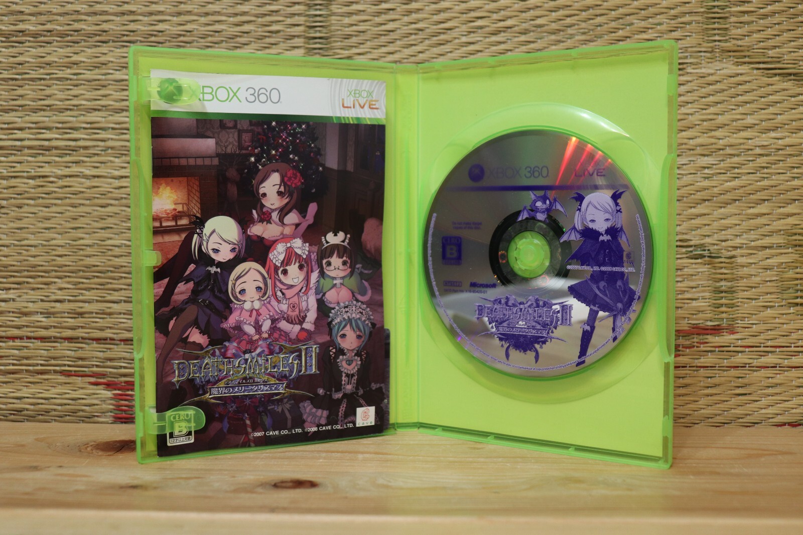 Death Smiles II X 2 Limited Edition Complete Set! Xbox 360 Japan VG!