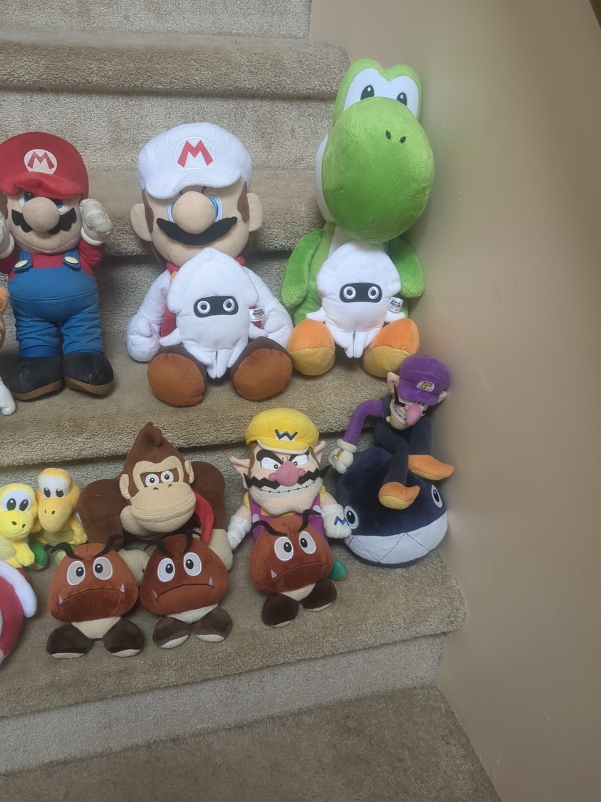 Nintendo Super Mario Plush Rare Japan Prize Toys All Star 2011 Yoshi Donkey Kong