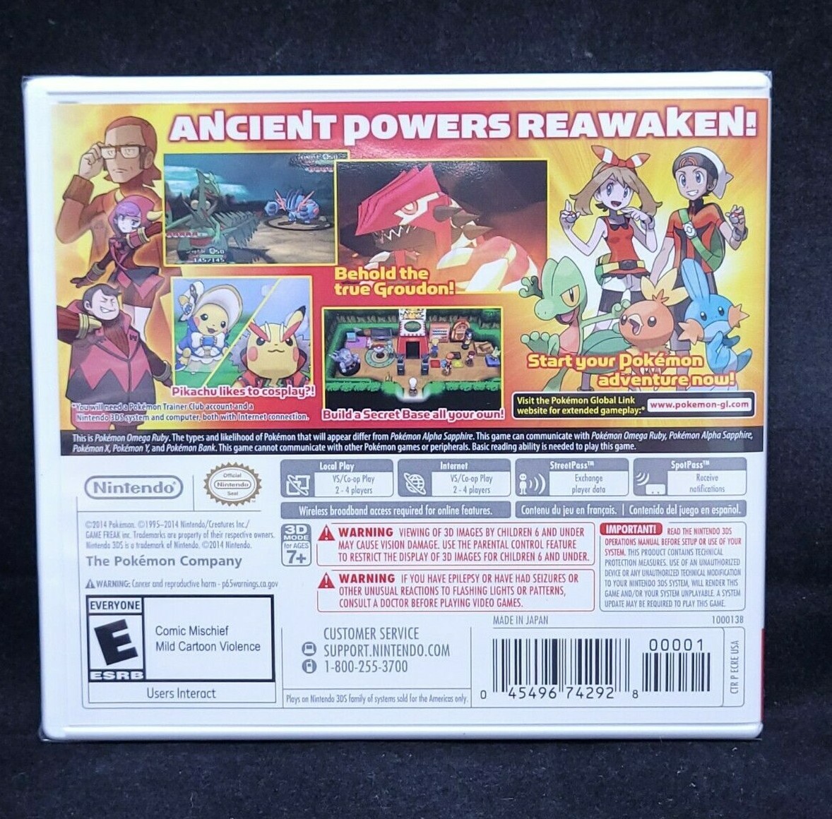 Pokemon Omega Ruby (Nintendo 3DS) BRAND NEW / US Version / Box Shipping