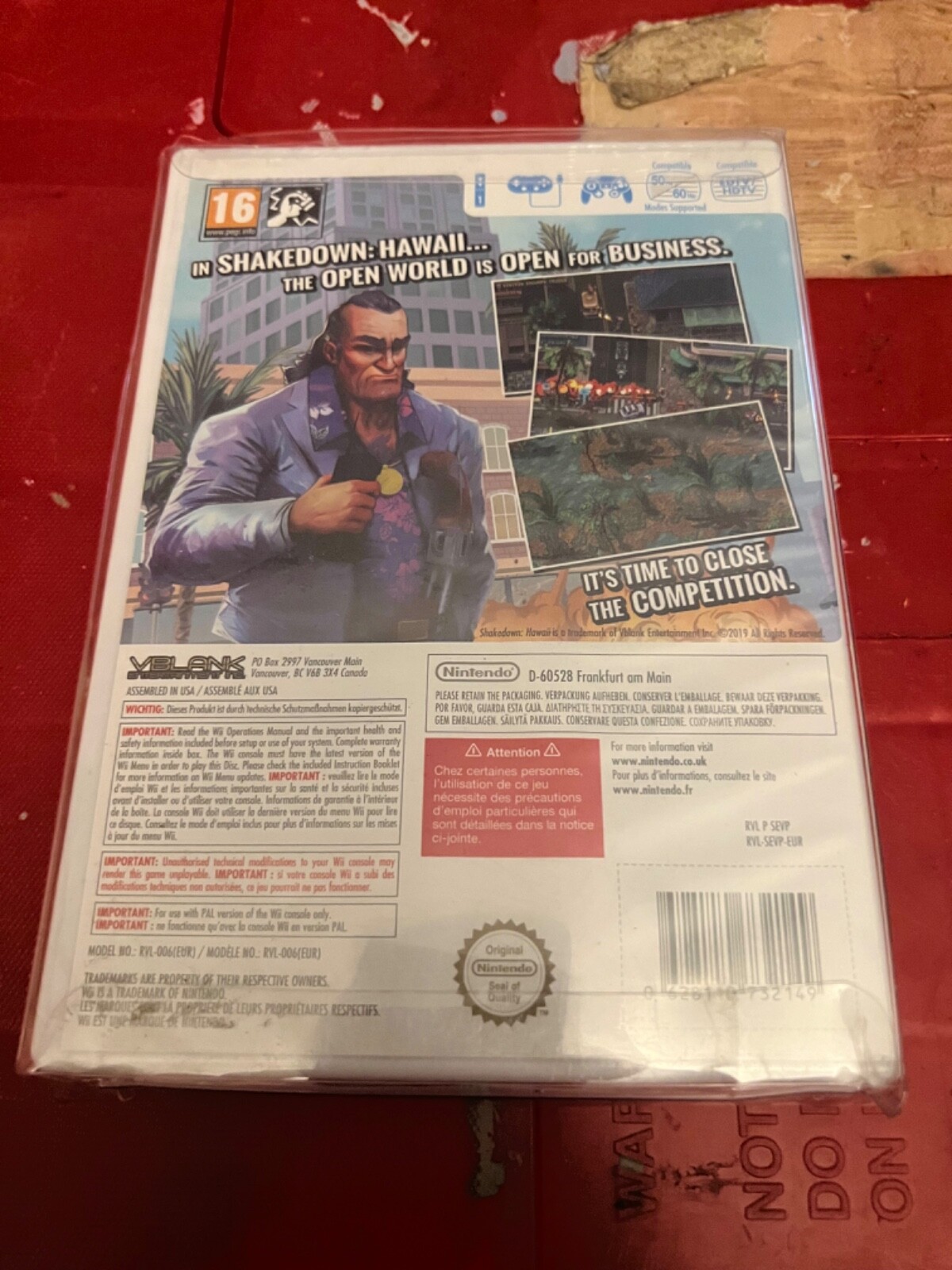 Retro City Rampage DX & Shakedown Hawaii – Nintendo Wii PAL VBLANK BRAND NEW
