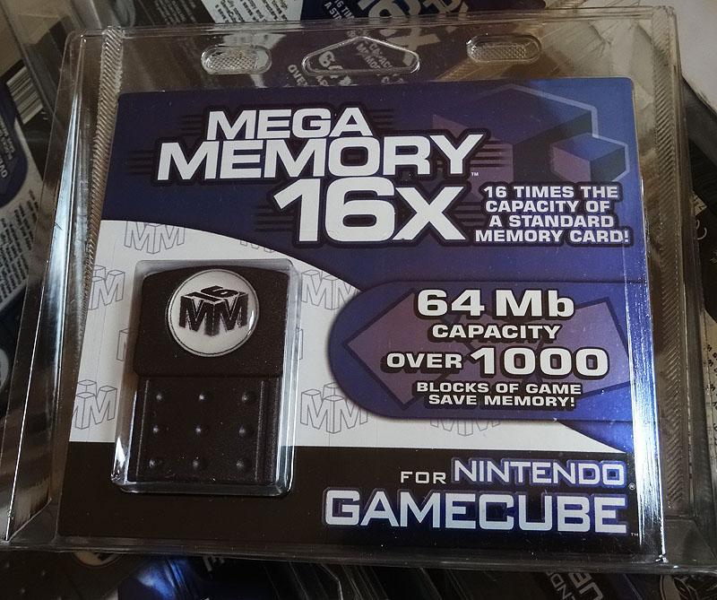 Mega Memory 16X (64Mb) Gamecube Memory Card by Datel Made in England Brand New