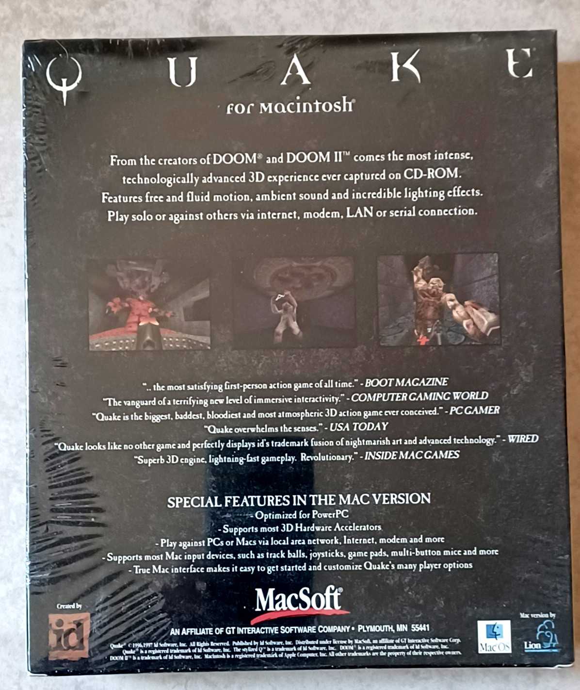 Quake – Apple Mac Macintosh Games BRAND NEW BIG BOX 🔥Sealed 🔥RARE