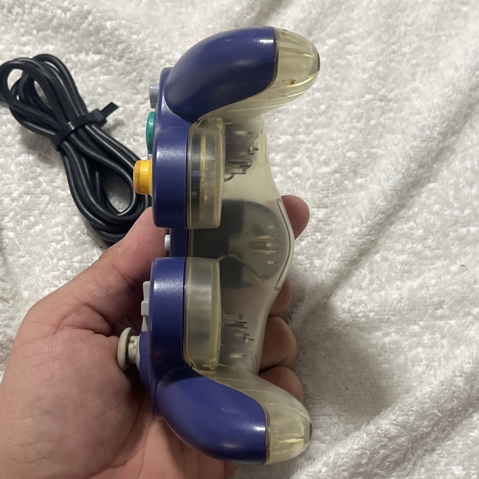 Nintendo GameCube Controller Indigo And Clear Purple (DOL-003) – Authentic