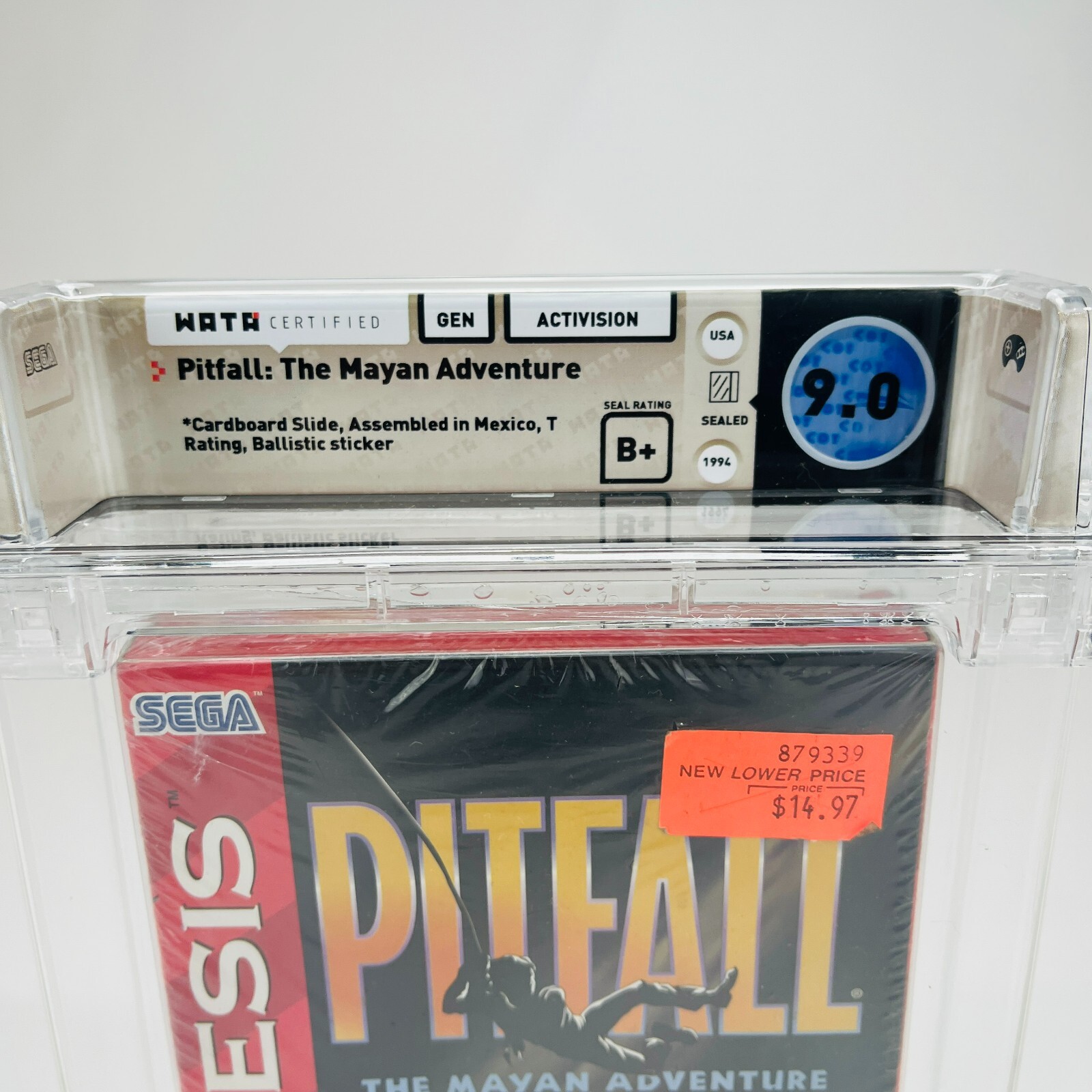 Pitfall: The Mayan Adventure – Sega Genesis, 1994 Assemb. in Mexico WATA 9.0 B+