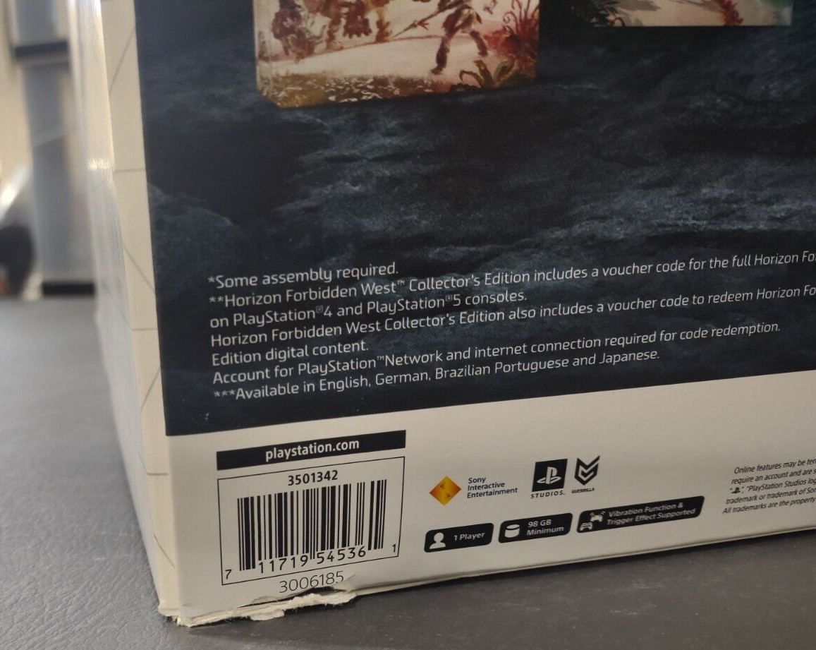 Horizon Forbidden West Collector’s Edition (PlayStation 5, 2022) – No Game