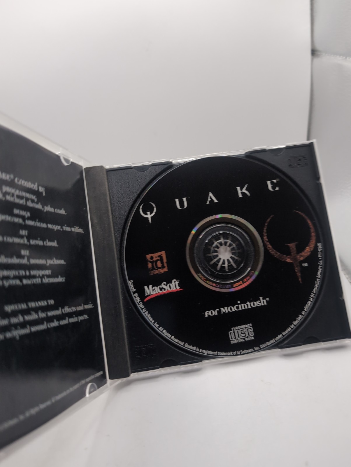 Quake Macintosh 1997 MacSoft Apple Mac Big Box