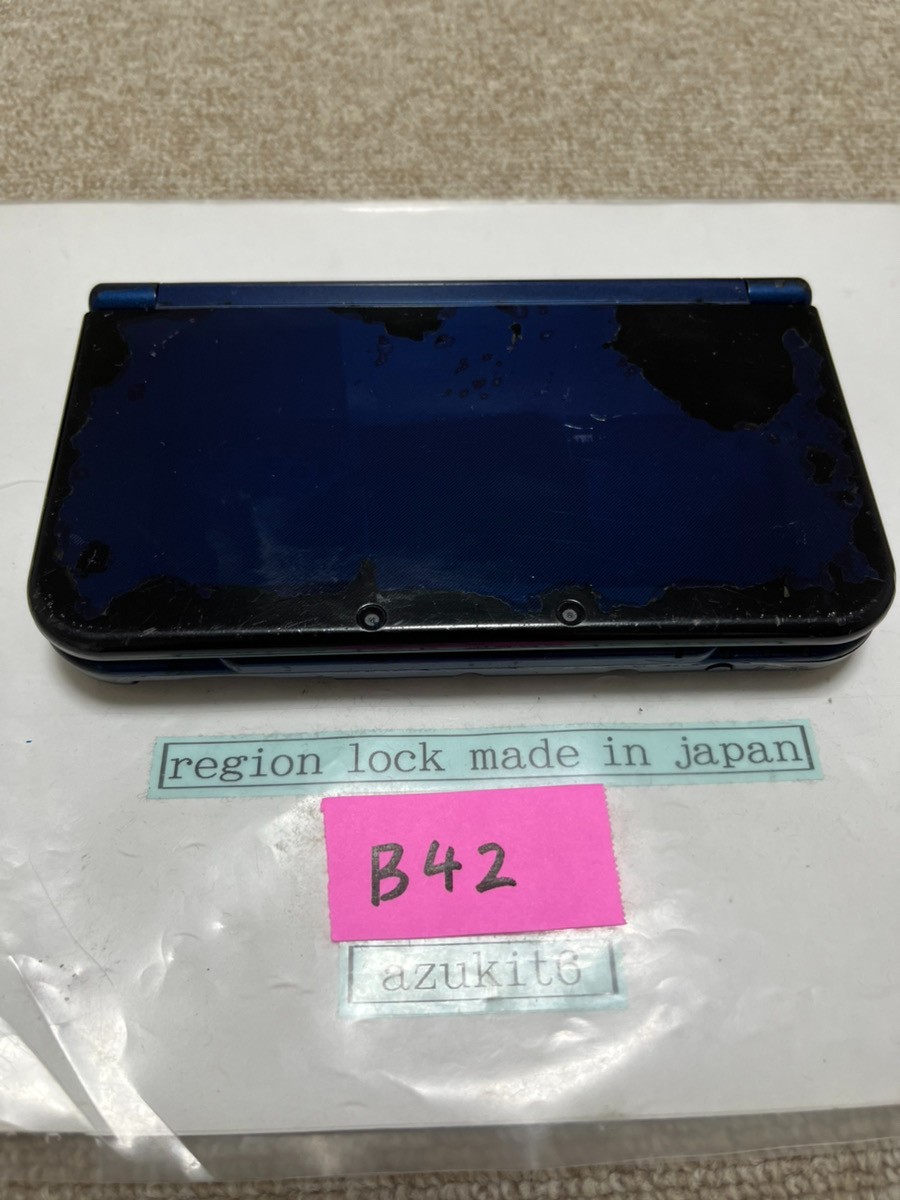 New 3DS LL XL Metalic blue Japan Nintendo Console region Japanese B42