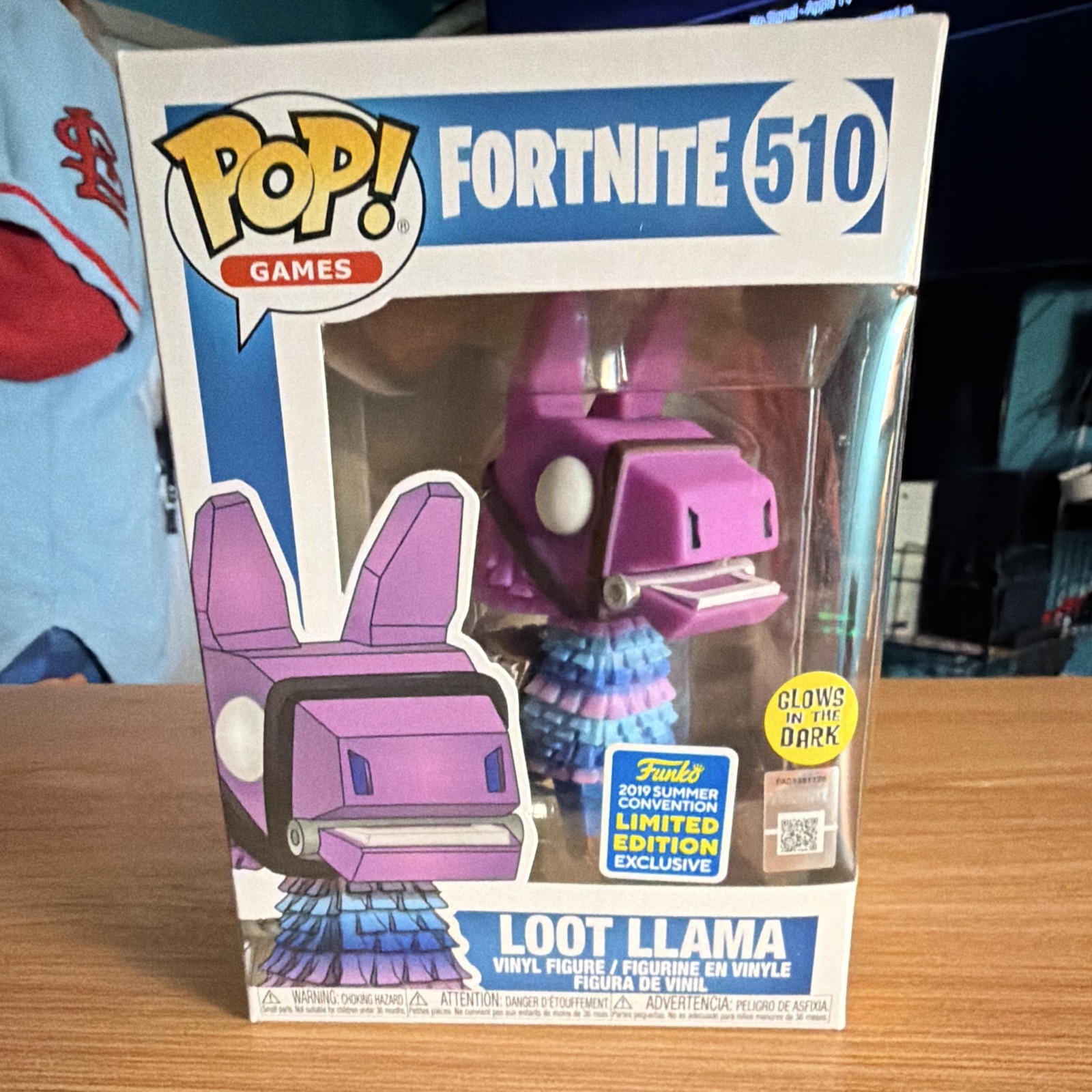 Funko Pop! Games Fortnite Loot Llama #510 Vinyl Figure Glows in the Dark