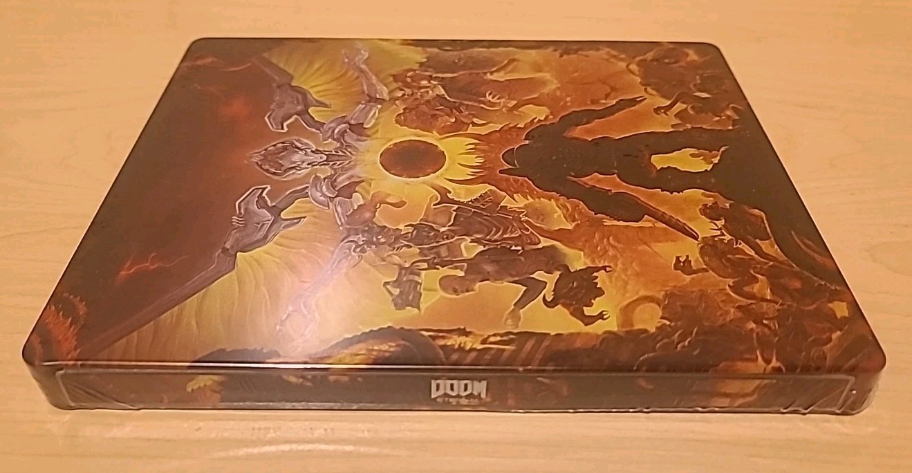 Doom Eternal Standard Edition (PlayStation 4 PS4) w/ SteelBook Brand New Sealed