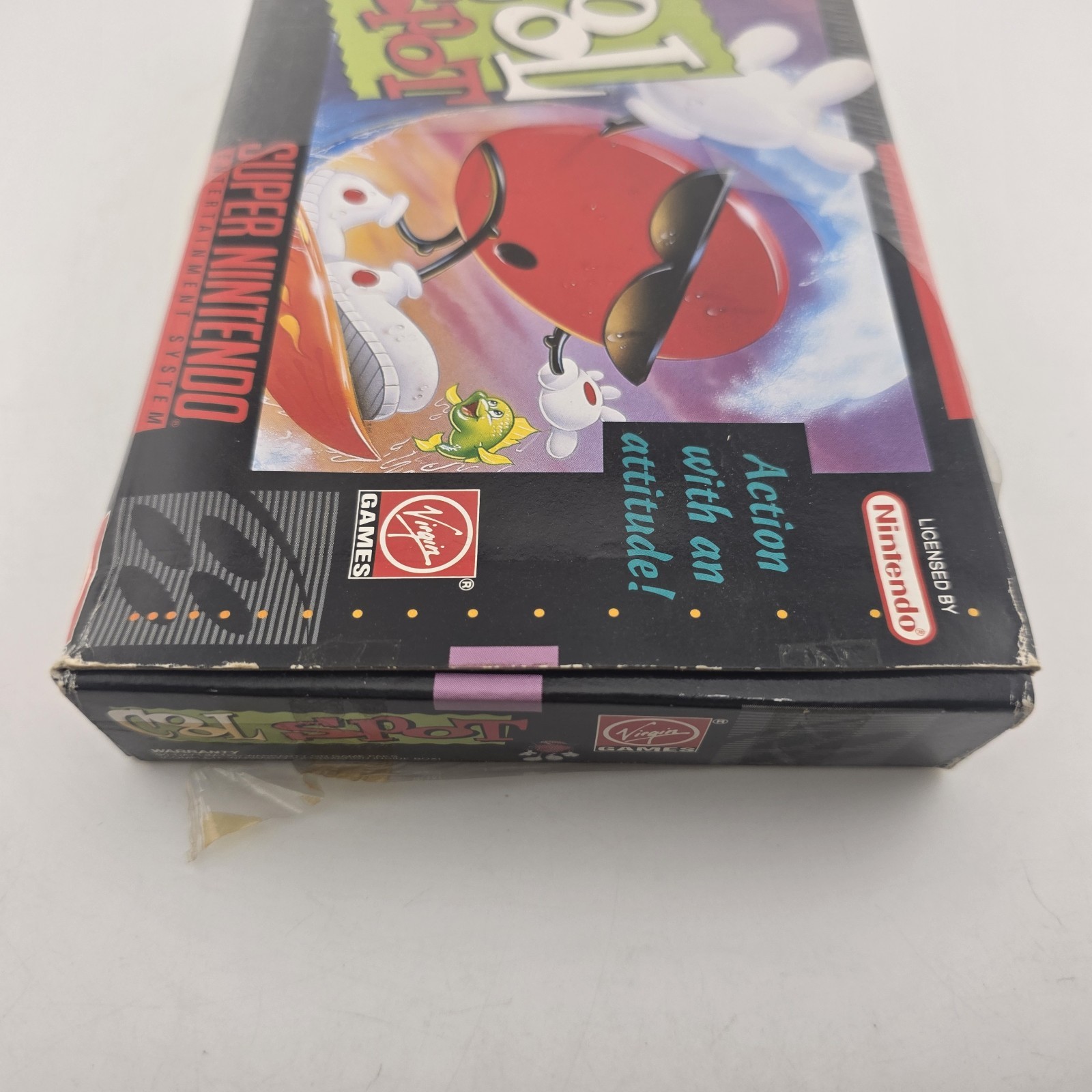 Cool Spot – Box With Reg Card – Super Nintendo Snes – Authentic (No Game)