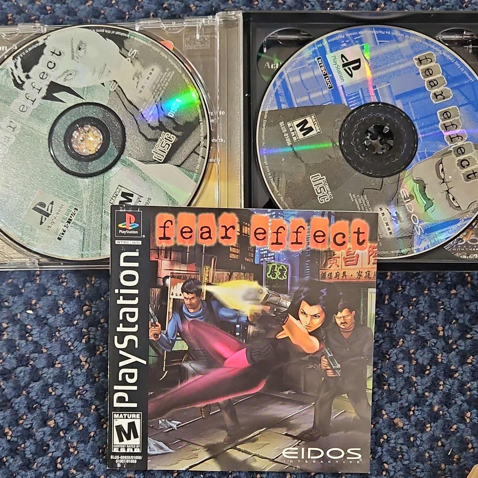 Eidos Interactive Fear Effect Sony PlayStation 1 PS1 NTSC-U/C (Manual Included)