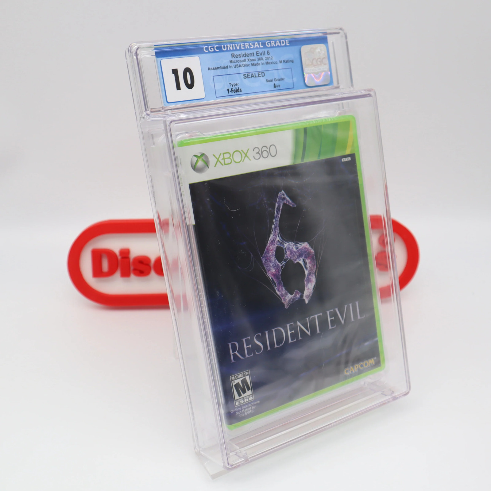 XBox 360 RESIDENT EVIL 6 – PERFECT GRADED CGC 10 A++! NEW & Factory Sealed!