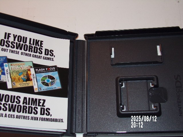 Crosswords DS (Nintendo DS) Case ONLY / No GAME / Authentic USA Version
